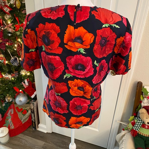 100% Silk Carlisle Blouse Size 4 - Picture 3 of 6